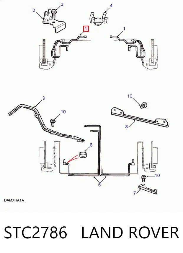 Sensor dianteiro de ABS Land Rover Range Rover II LP, P38A