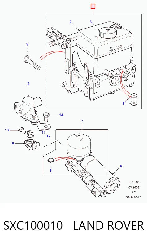 Unidade hidráulico de controlo ABS Land Rover Range Rover II LP, P38A ao melhor preço