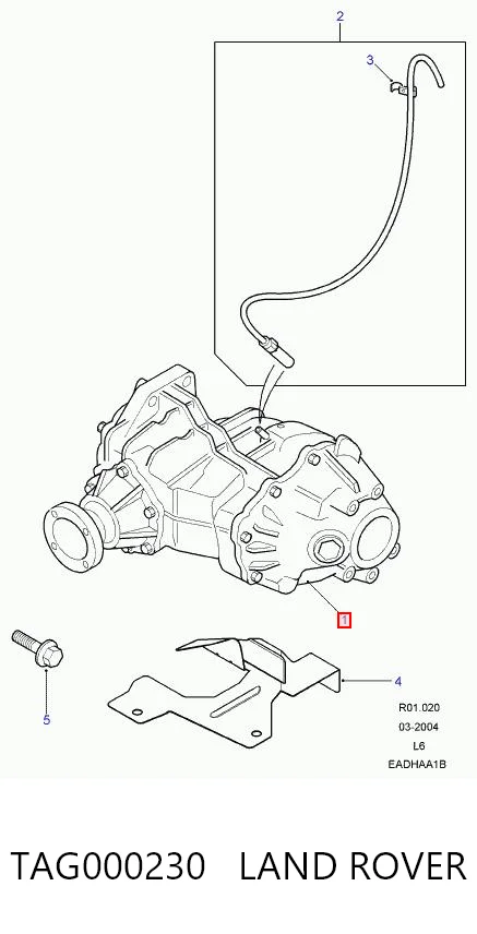 Caixa de transferência para Land Rover Freelander I L314