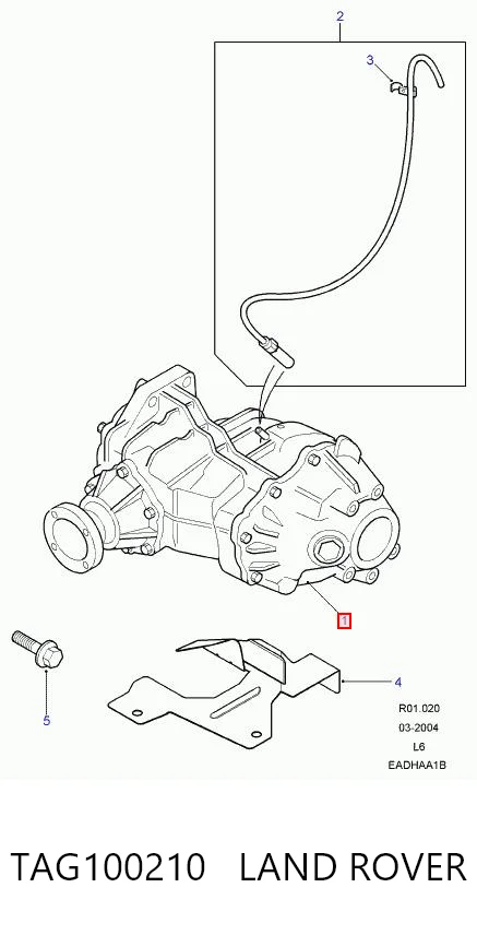 Caixa de transferência Land Rover Freelander I L314