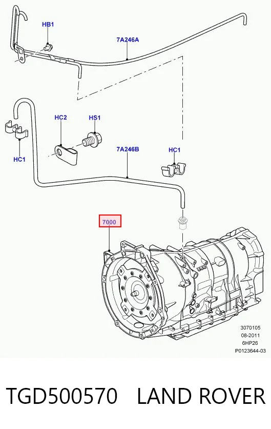 TGD500570 Land Rover