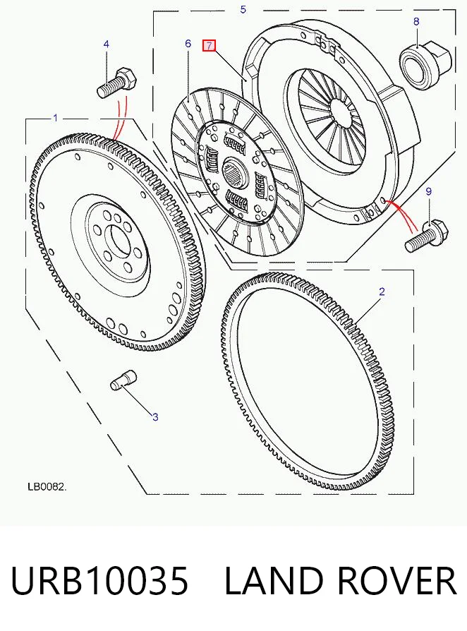 Cesta de embraiagem Land Rover Freelander I L314