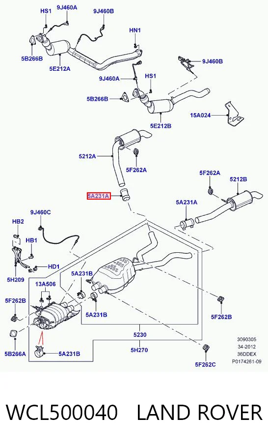 WCL500040 Land Rover