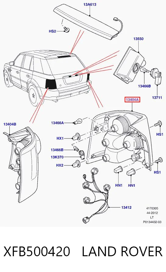 XFB500420 Land Rover