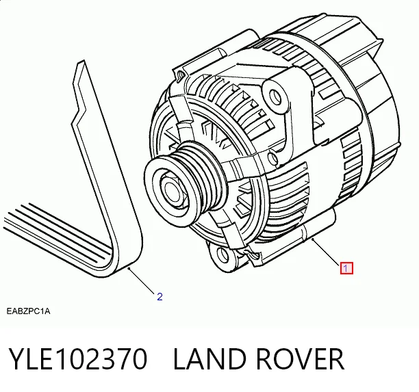 YLE102370 Land Rover Gerador