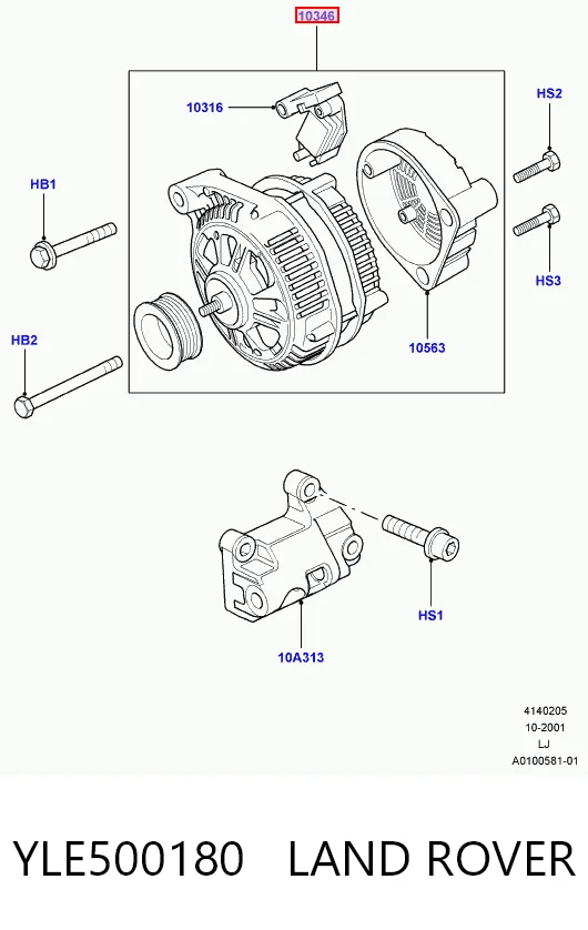 YLE500180 Land Rover Gerador