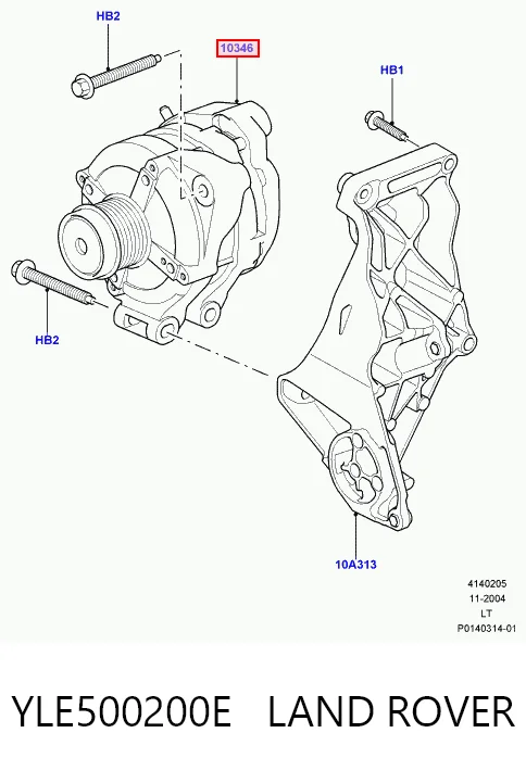 YLE500200E Land Rover Gerador