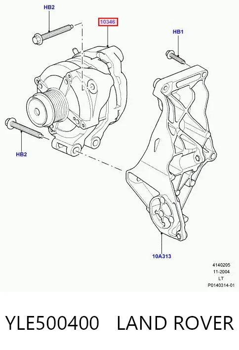 YLE500400 Land Rover Gerador