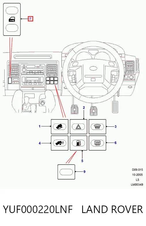 YUF000220LNF Land Rover