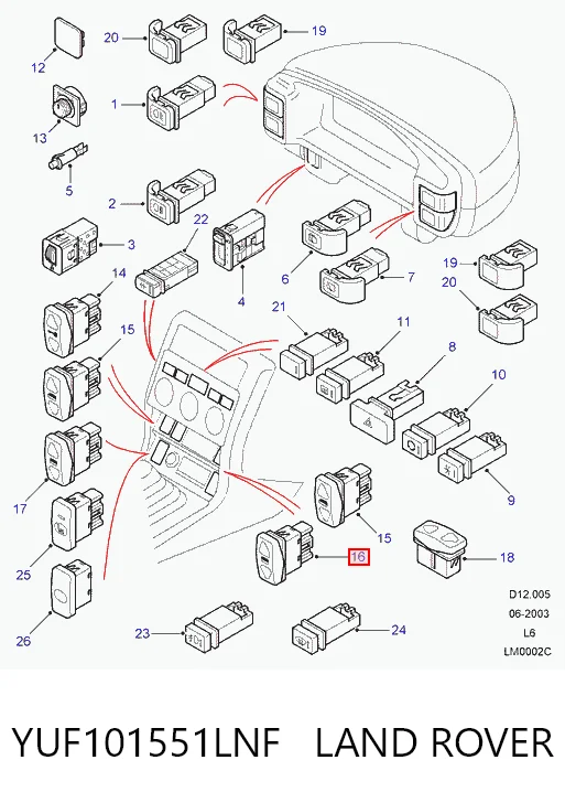 YUF101551LNF Land Rover