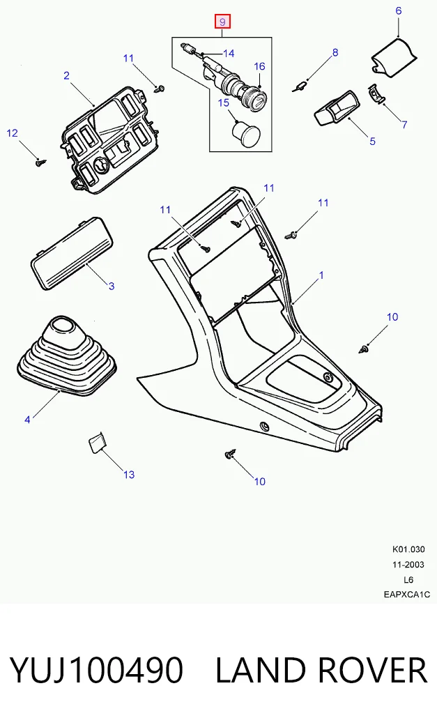 Acendedor de cigarros Land Rover Freelander I L314 ao melhor preço