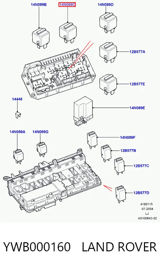 YWB000160 Land Rover