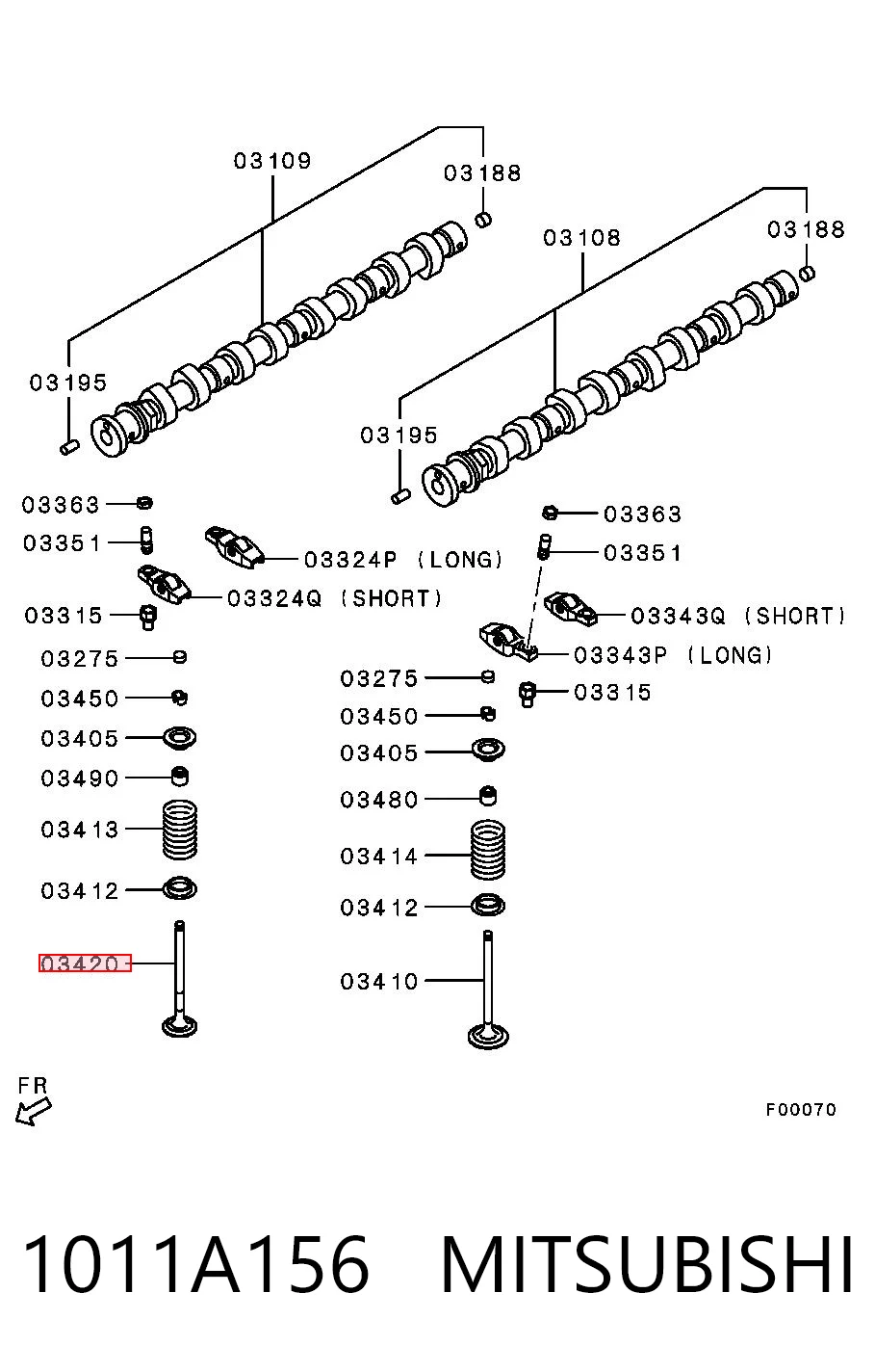 1011A156 Mitsubishi