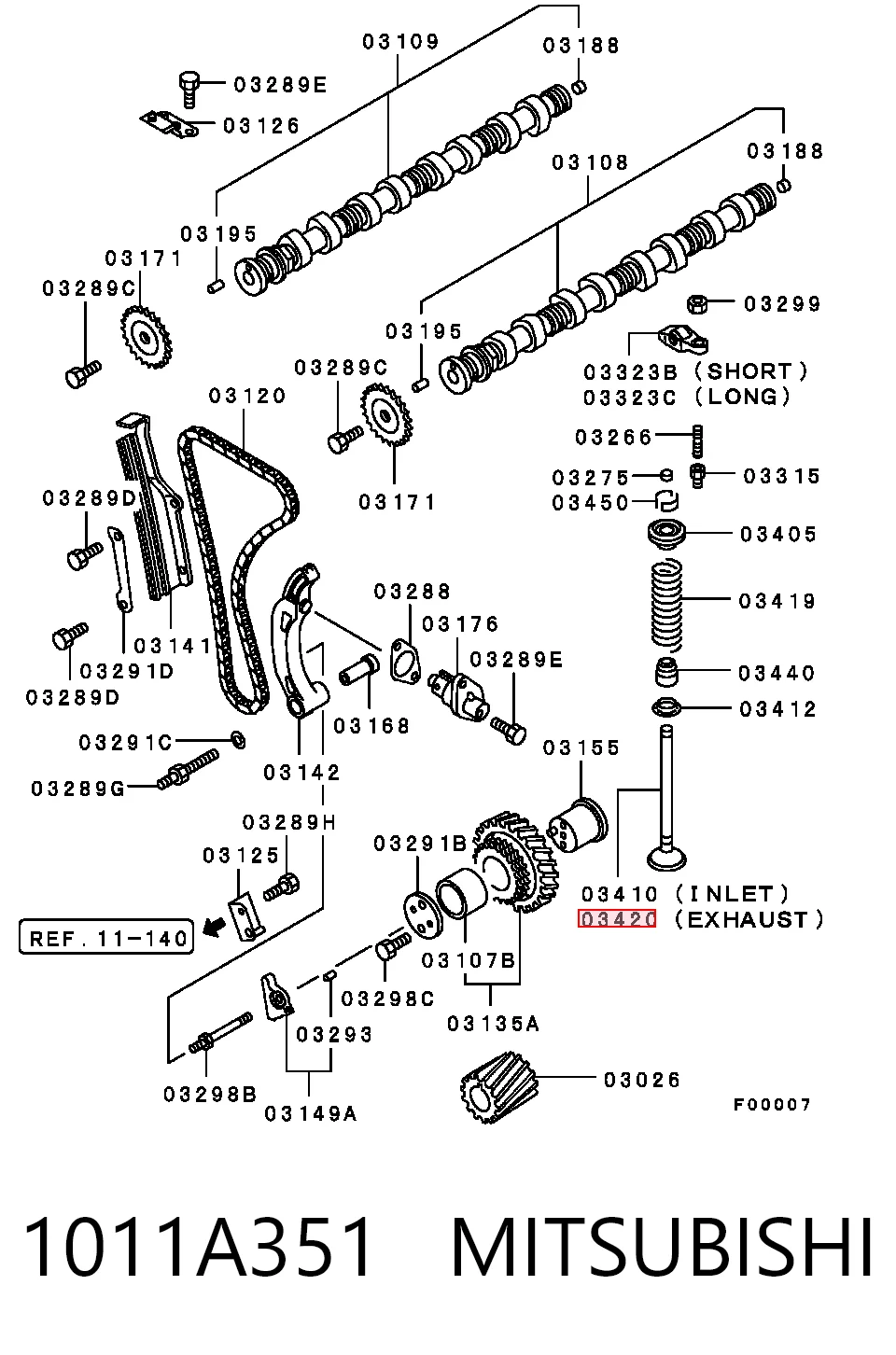 1011A351 Mitsubishi