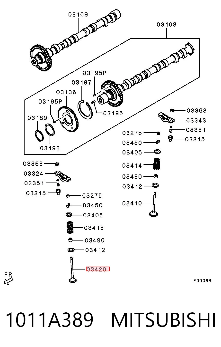 1011A389 Mitsubishi