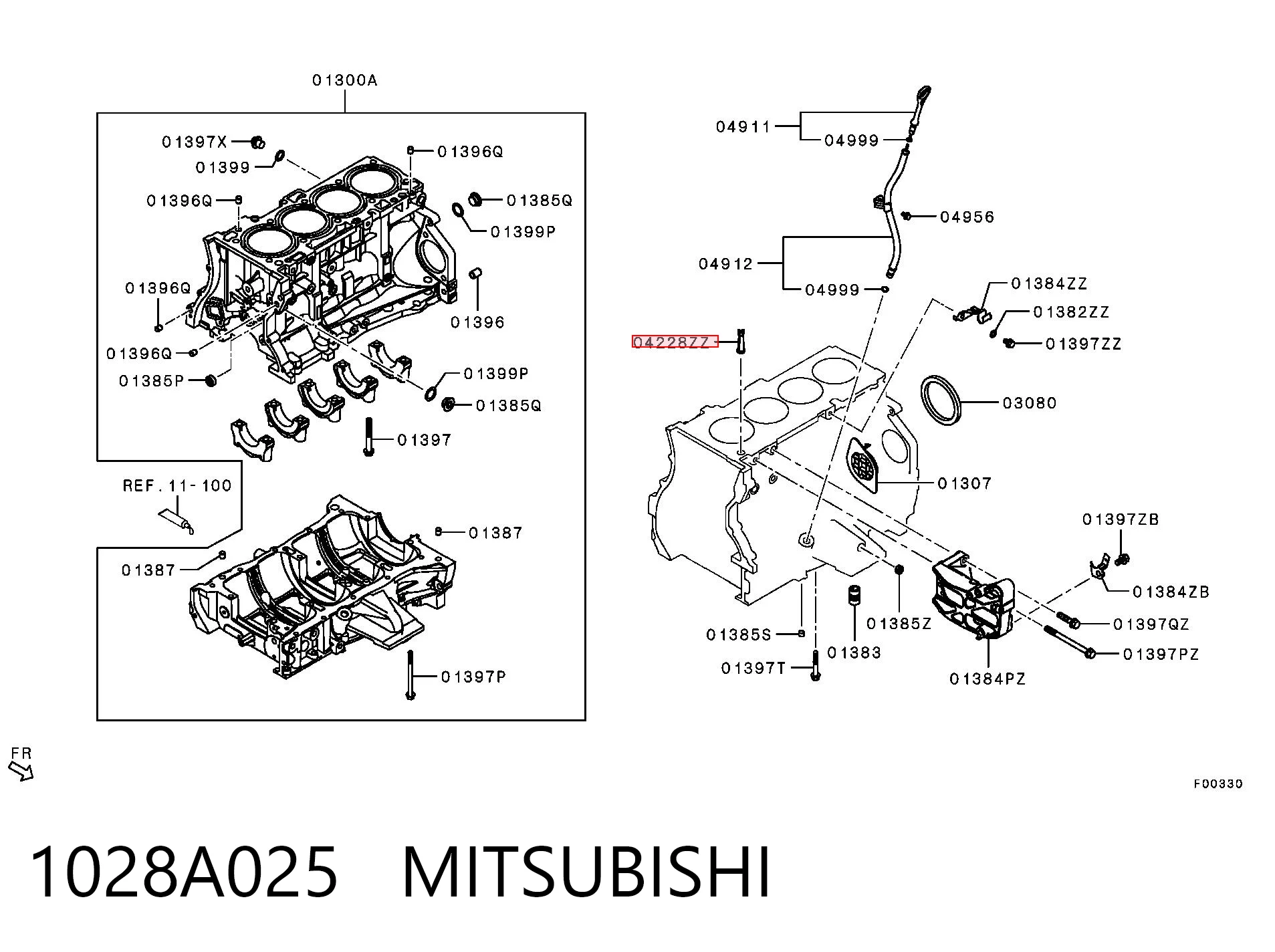 1028A025 Mitsubishi