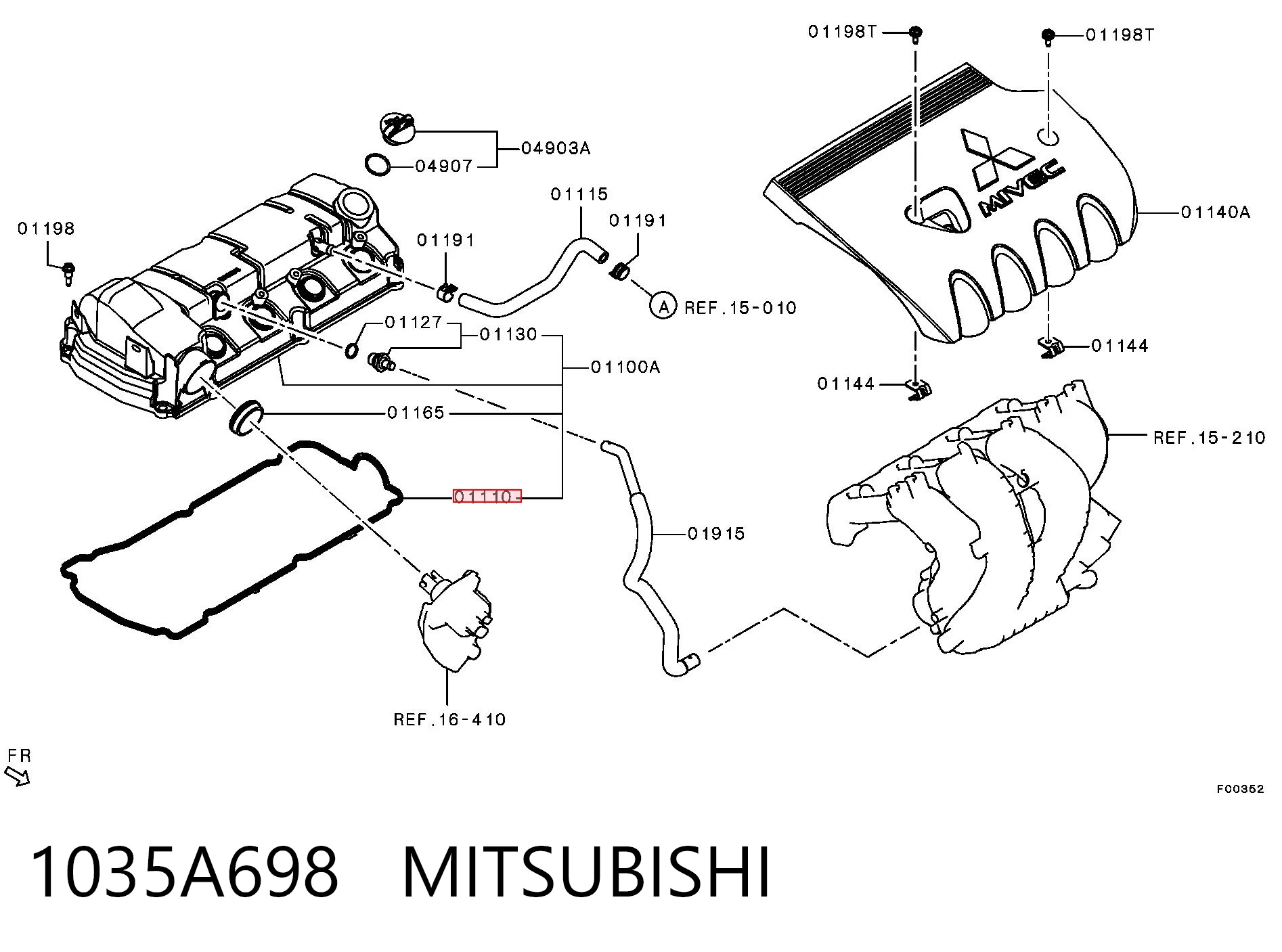 1035A698 Mitsubishi