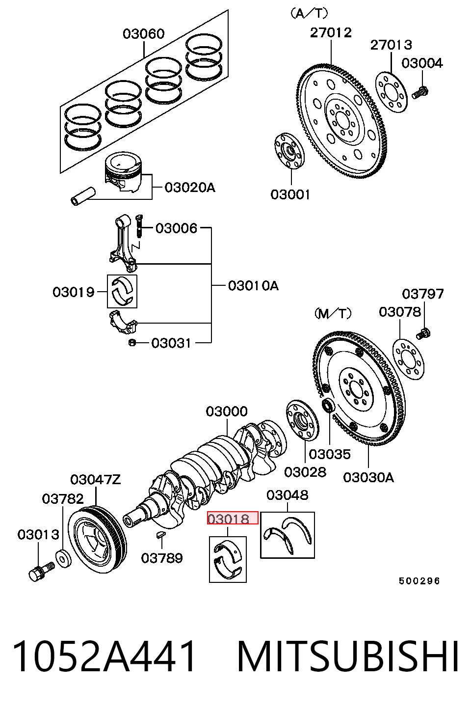 1052A441 Mitsubishi