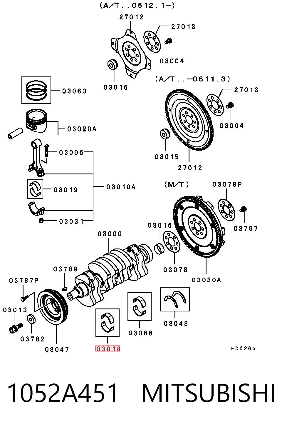 1052A451 Mitsubishi