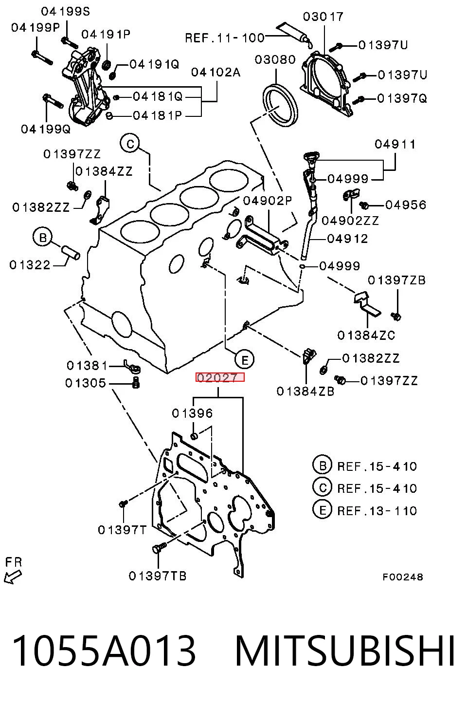 1055A013 Mitsubishi