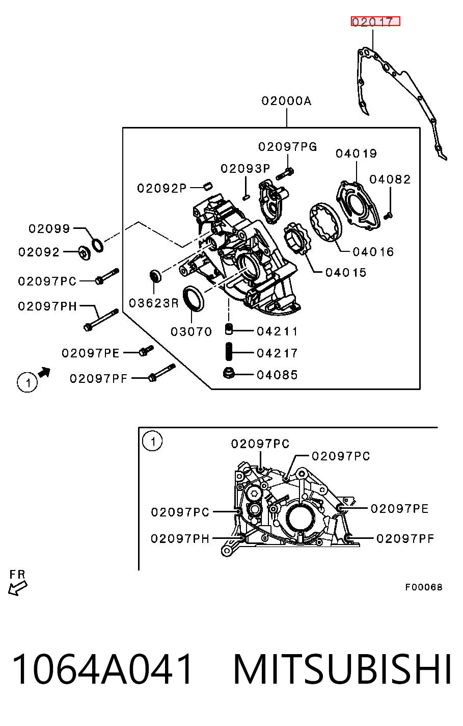 1064A041 Mitsubishi
