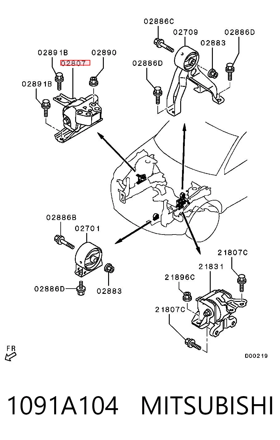 1091A104 Mitsubishi