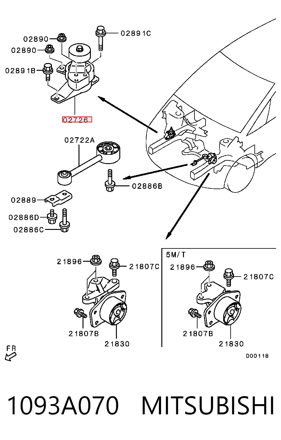 1093A070 Mitsubishi