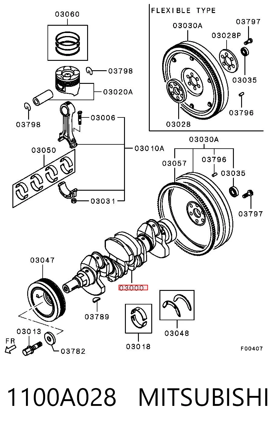 Cambota de motor Mitsubishi L 200 IV pick-up (KA, KB) (2005 - 2015) IV