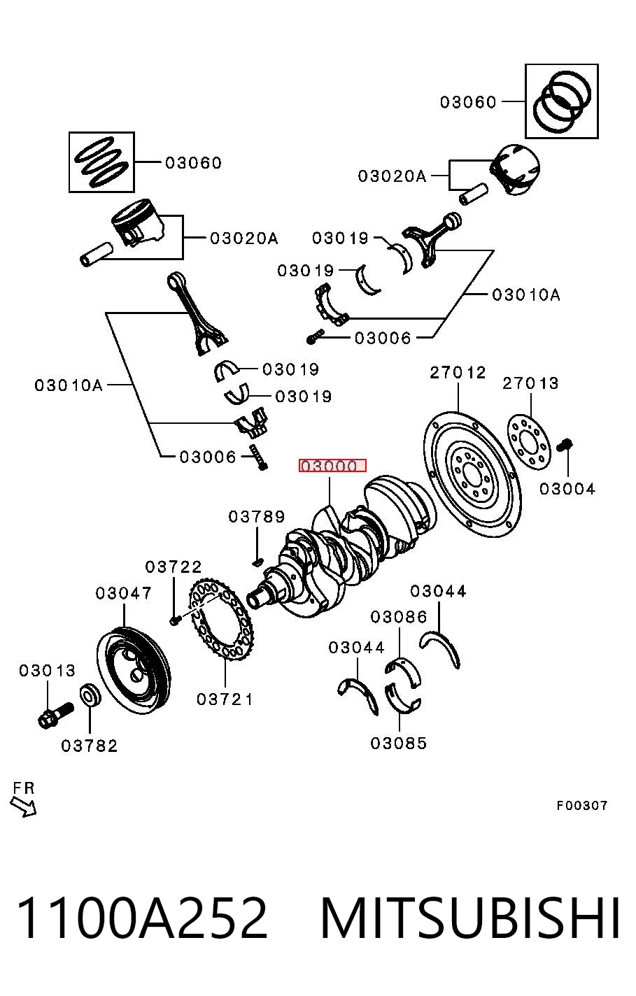 Cambota de motor Mitsubishi Outlander II CWW ao melhor preço