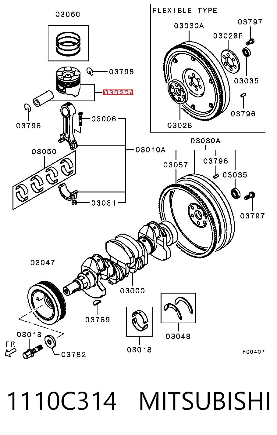 1110C314 Mitsubishi