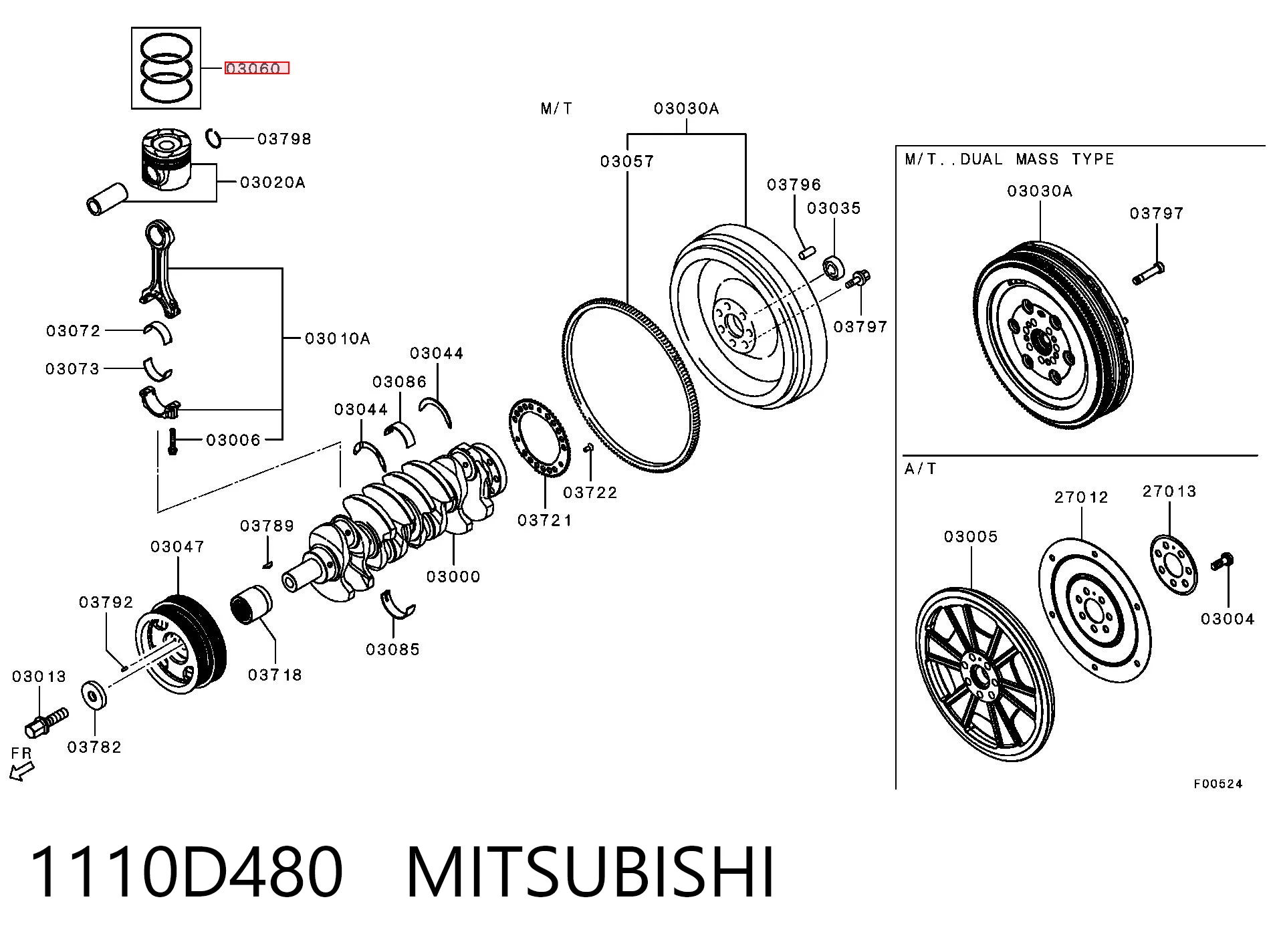 1110D480 Mitsubishi 