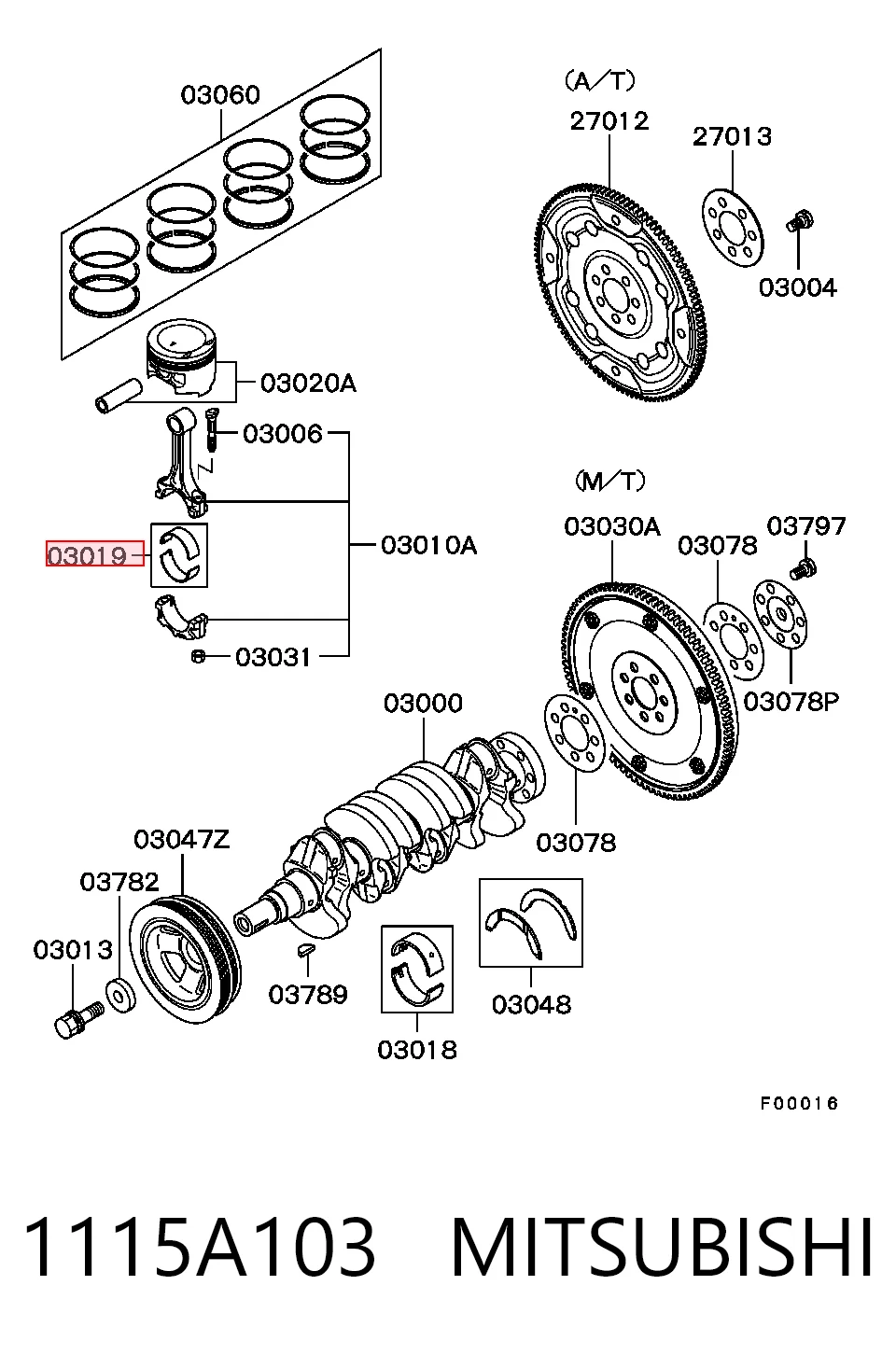 1115A103 Mitsubishi