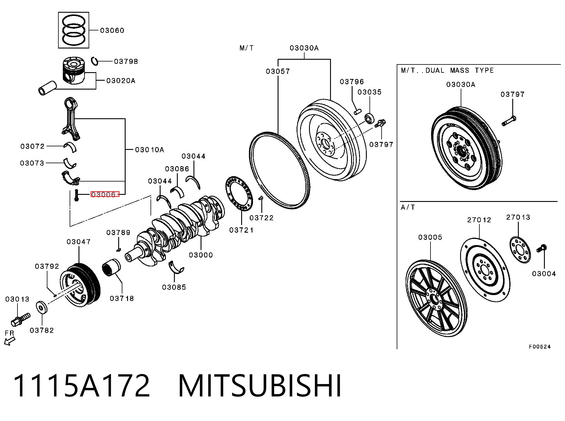 1115A172 Mitsubishi