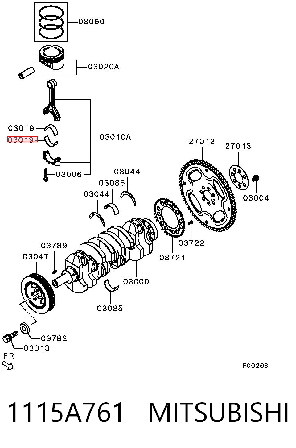 1115A761 Mitsubishi