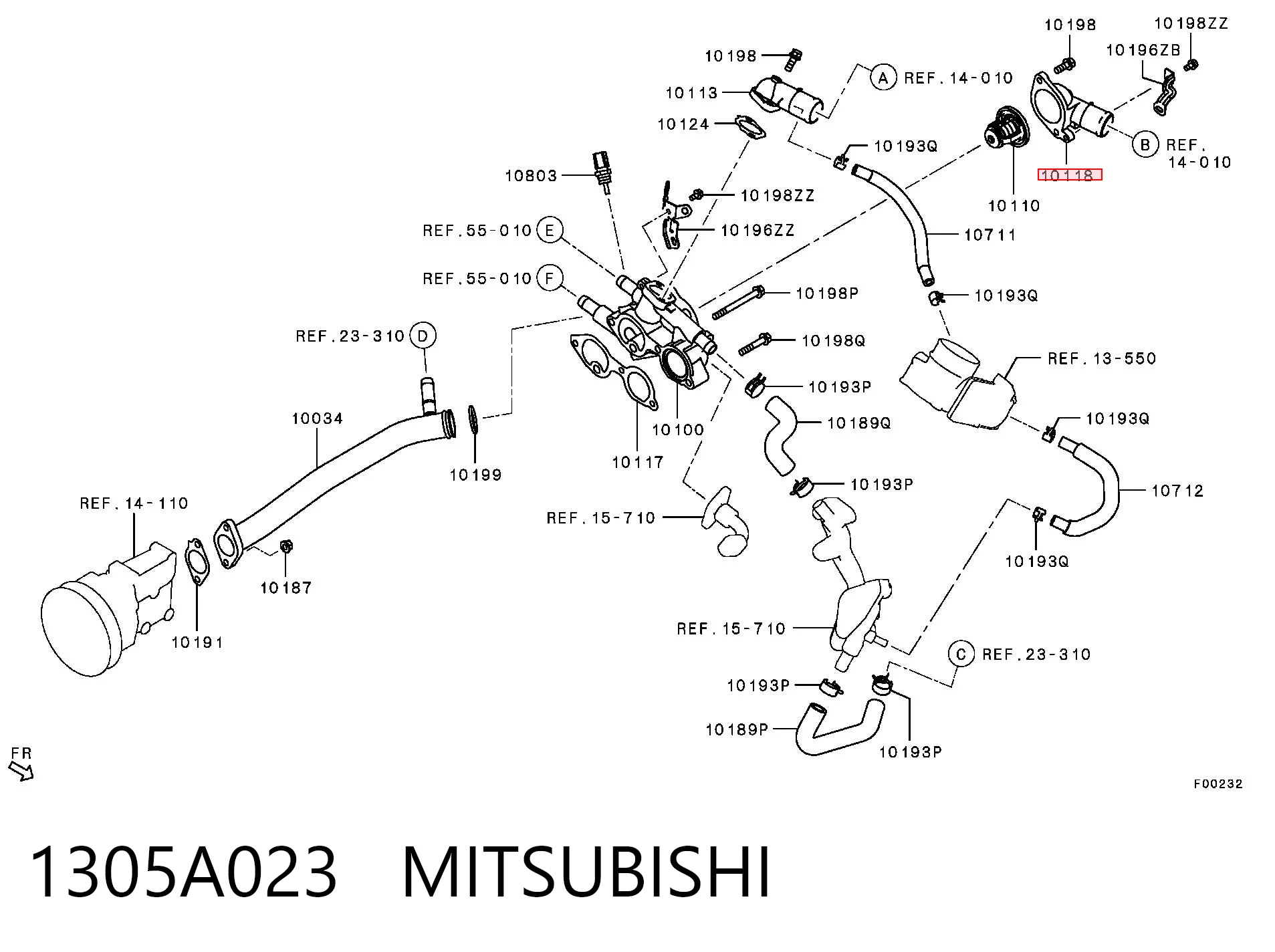 1305A023 Mitsubishi