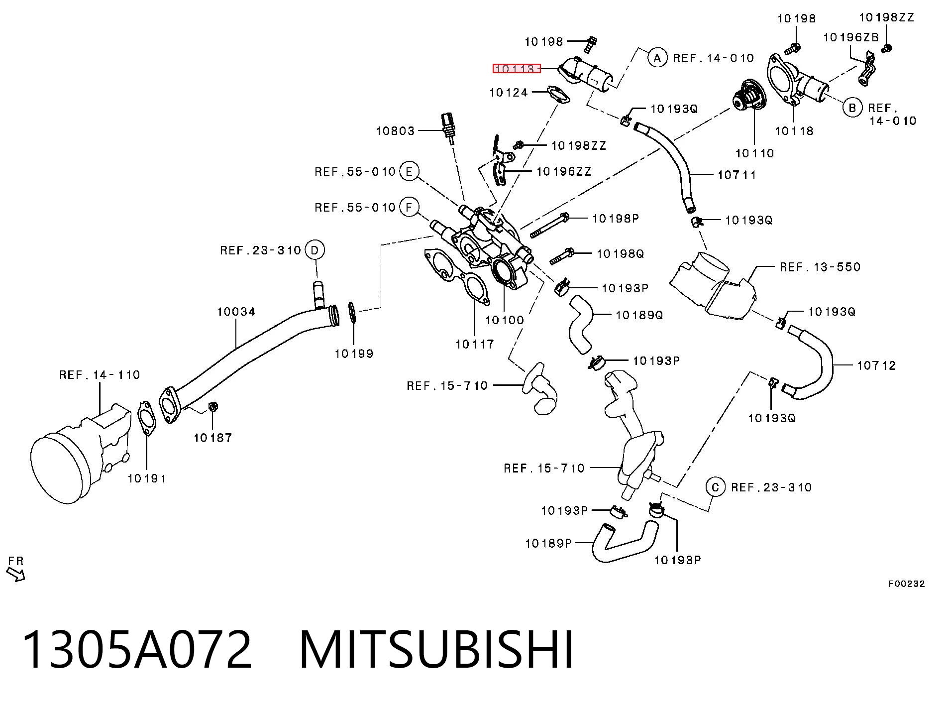 1305A072 Mitsubishi
