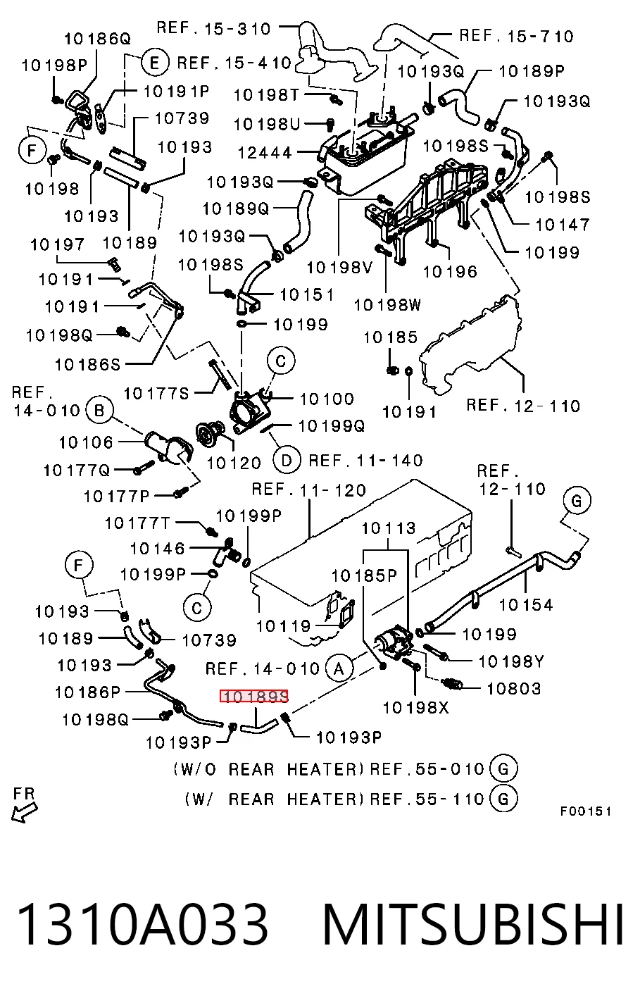 1310A033 Mitsubishi