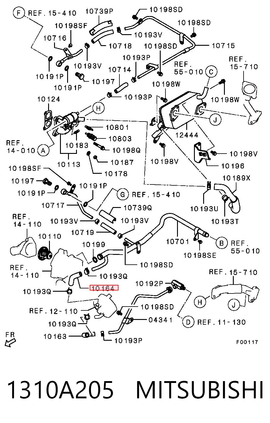 1310A205 Mitsubishi 