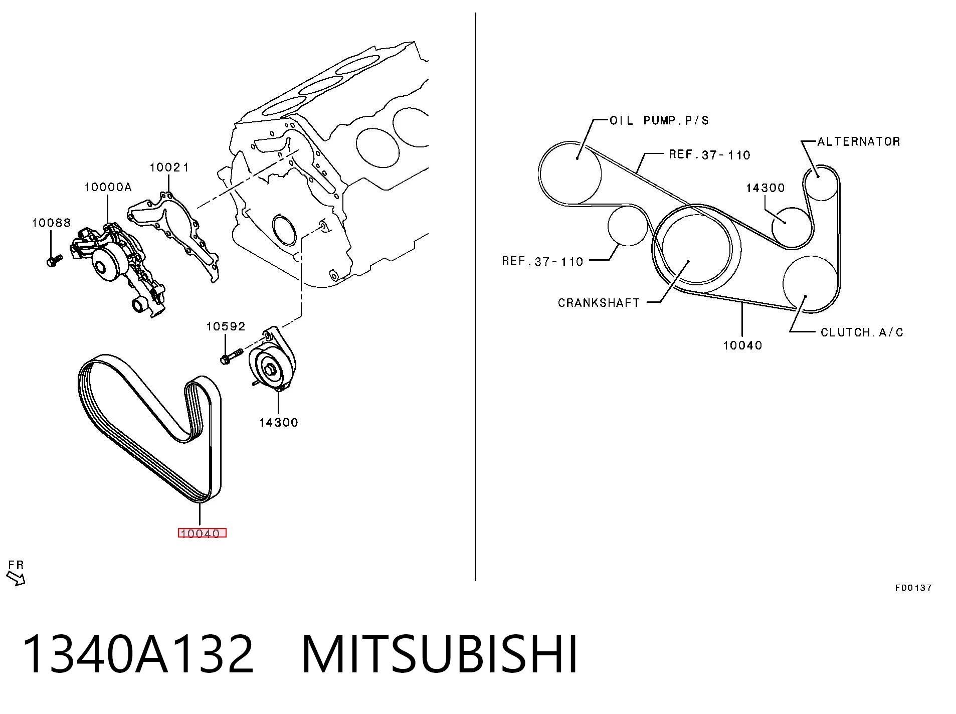 1340A132 Mitsubishi