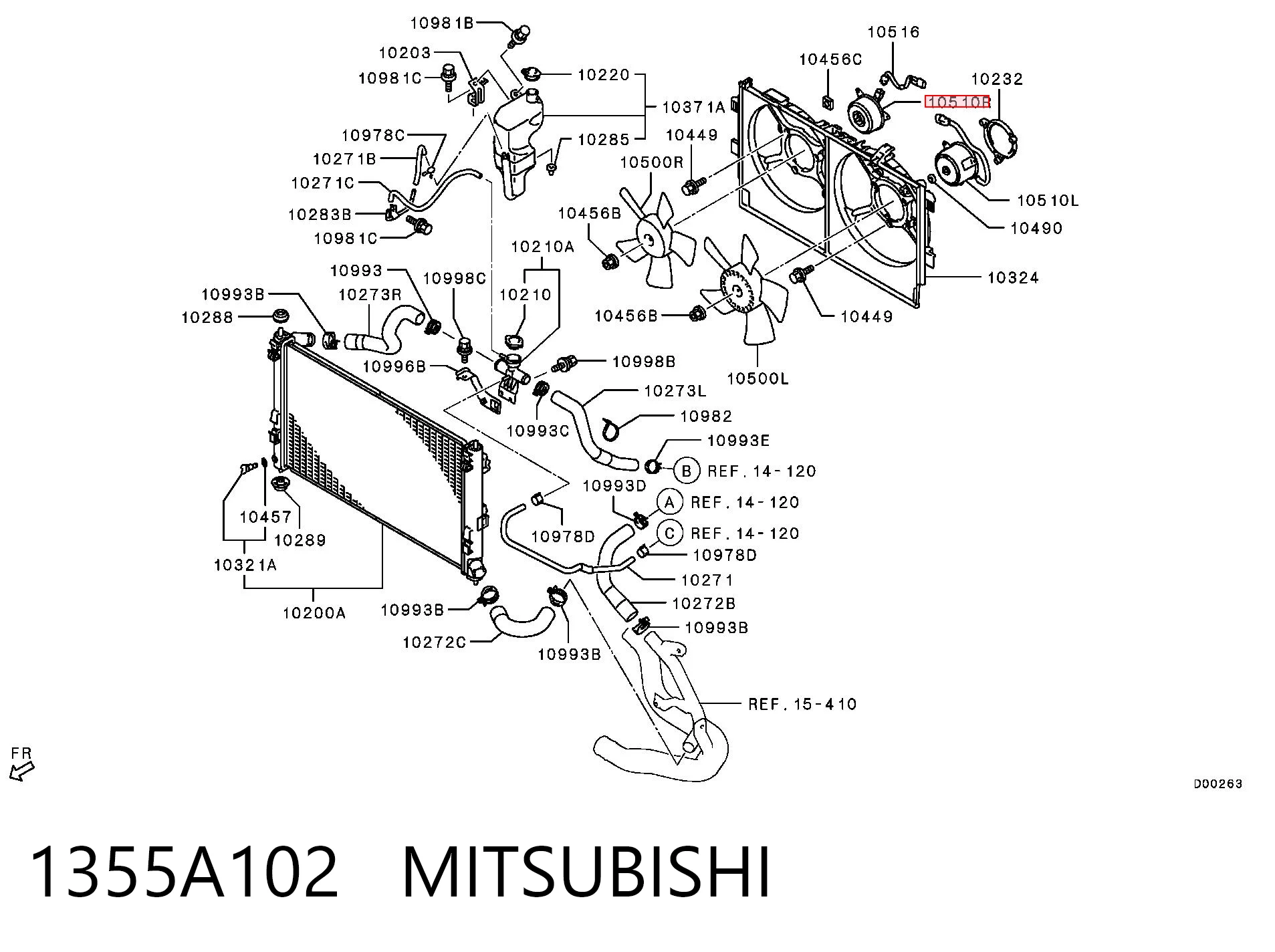 1355A102 Mitsubishi