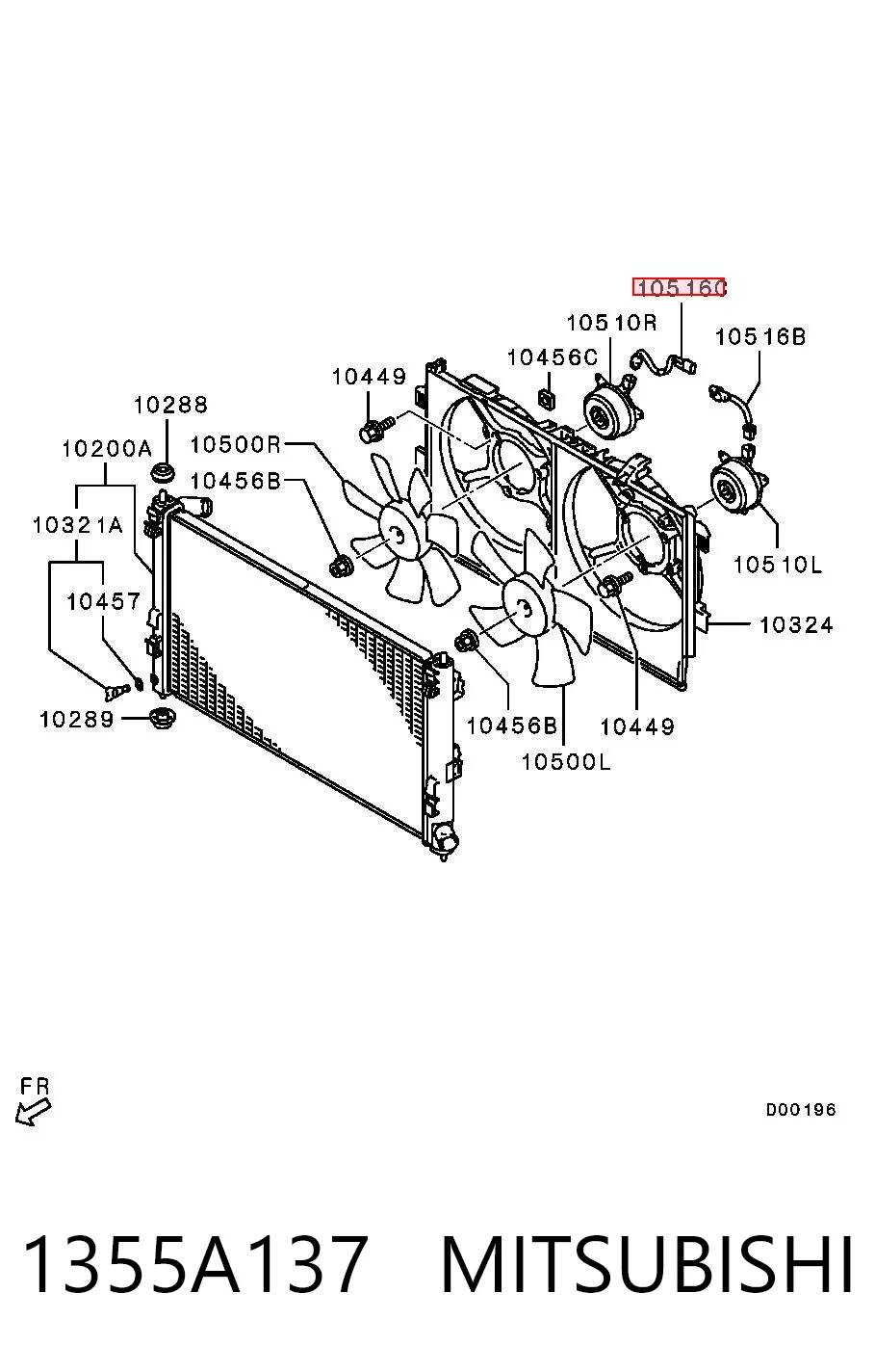 1355A137 Mitsubishi 