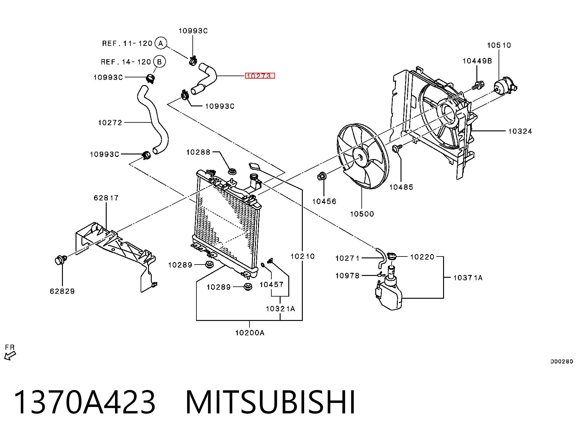 1370A423 Mitsubishi 