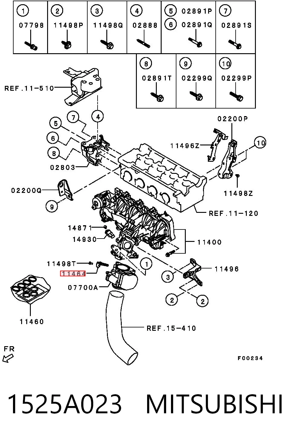 1525A023 Mitsubishi