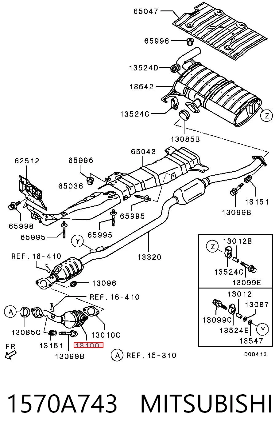1570A743 Mitsubishi