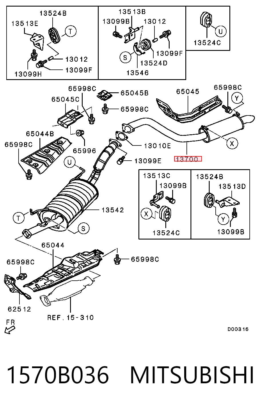 1570B036 Mitsubishi
