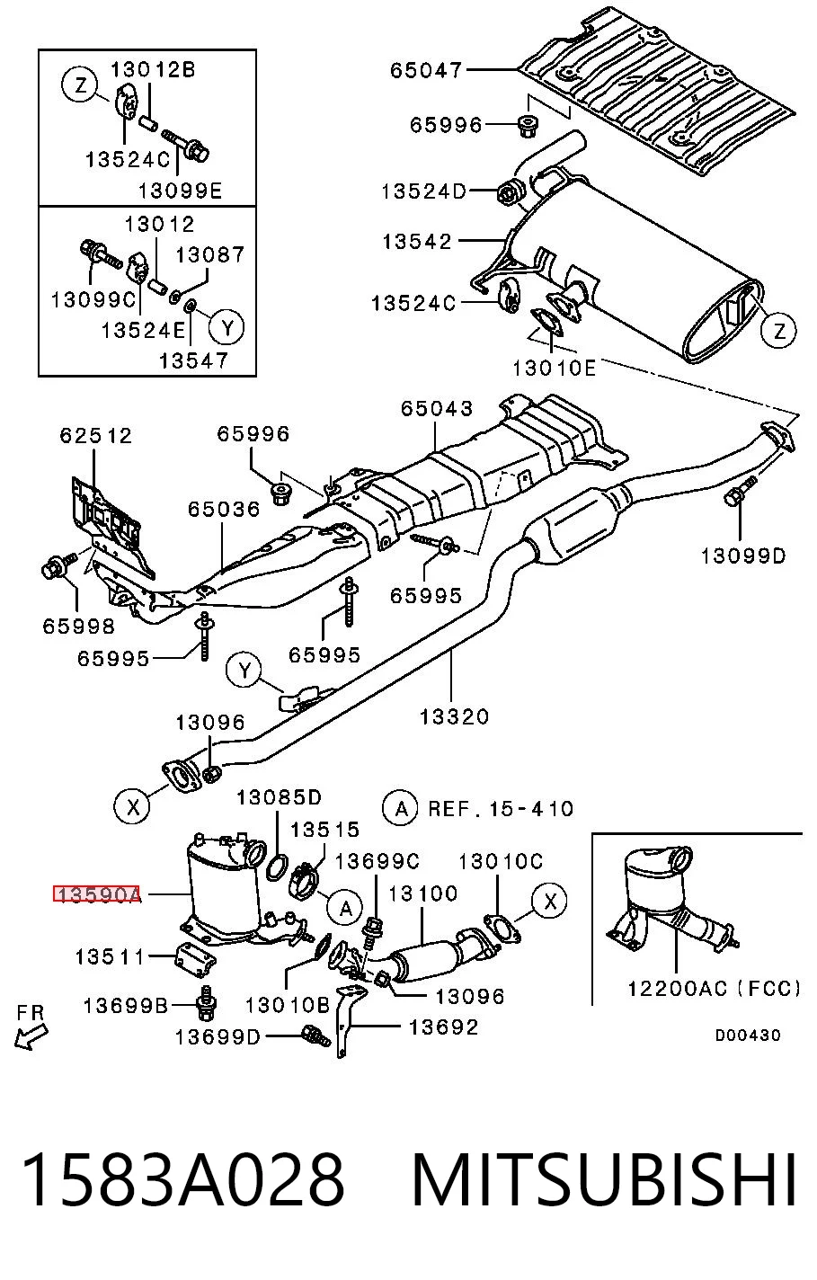 1583A028 Mitsubishi
