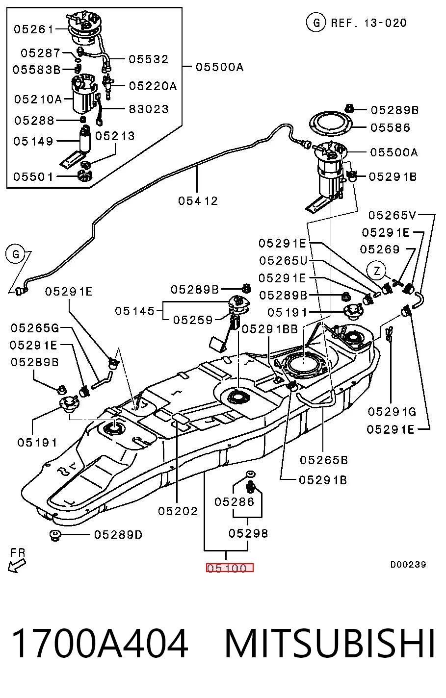 1700A404 Mitsubishi
