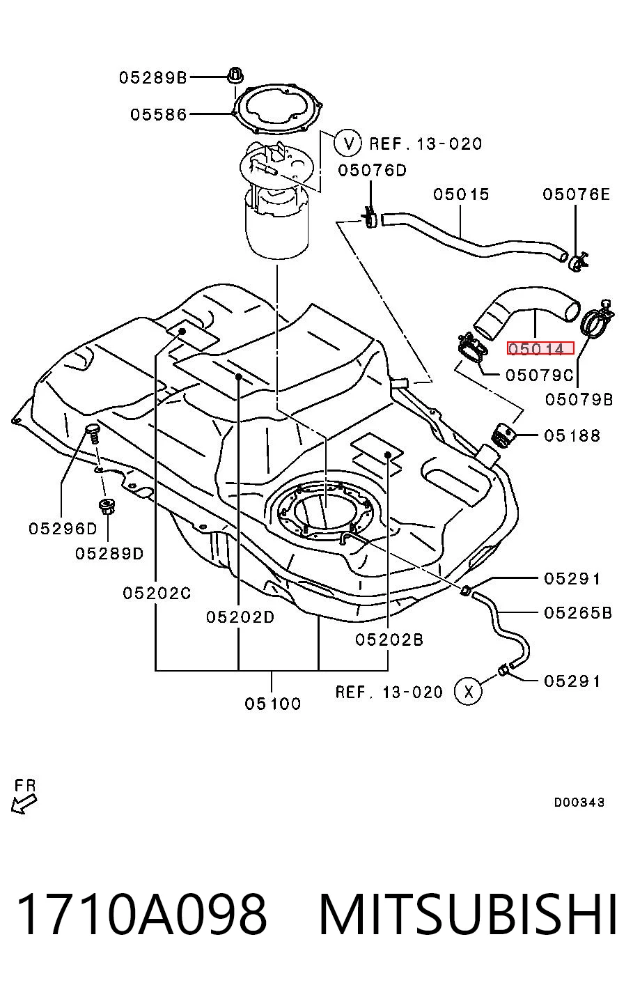 1710A098 Mitsubishi
