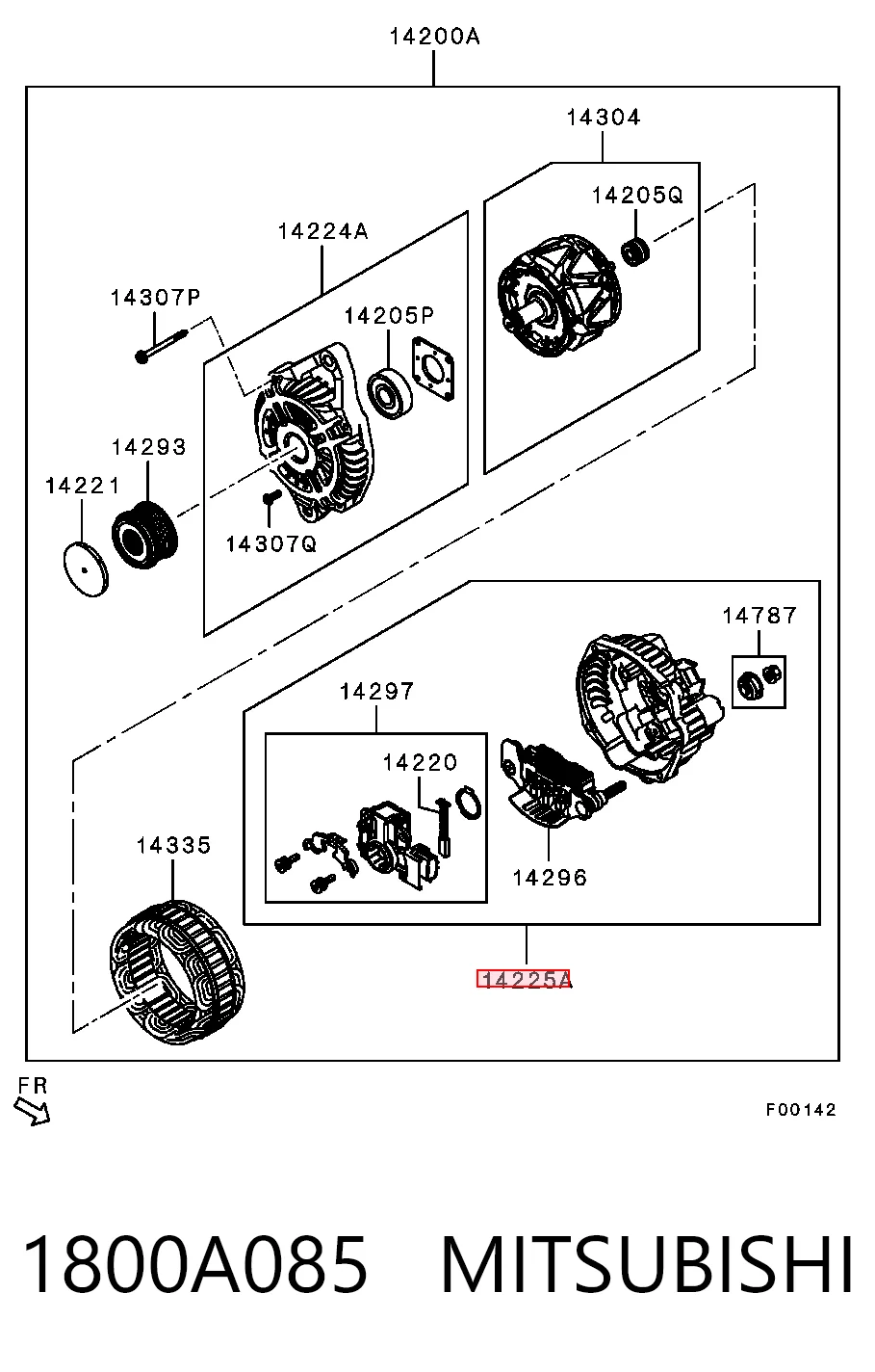1800A085 Mitsubishi