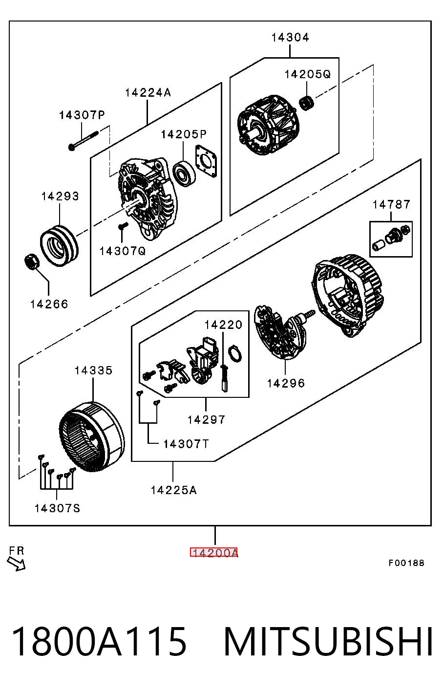 1800A115 Mitsubishi
